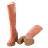Secondhand Prada Brown Leather Knee High Boots - '10s