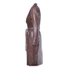 Secondhand Roberto Musso Brown Sheepskin Leather Trench Coat - '00s