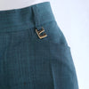 Secondhand Gucci Vintage Teal Mohair & Wool Pantsuit - ’90s