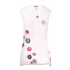 Secondhand Dolce & Gabbana Y2K Sheer Mesh Floral Appliqué Top - '00s