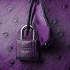 Secondhand Hermès Violet Ostrich Birkin 30 - '10s