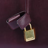 Secondhand Saint Laurent Paris Burgundy Smooth Calfskin Leather Medium Sac De Jour Bag - '10s