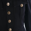 Secondhand Jean Paul Gaultier Femme Black Military Jacket – '90s