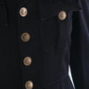 second hand Jean Paul Gaultier Femme Black Military Jacket – '90s