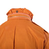 Second hand Loro Piana Orange Silk Hooded Safari Jacket
