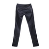 Secondhand Dolce&Gabbana Black Leather Biker Pants With Zip Details - '00s