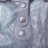 Secondhand Chloé Silver Leather Silverado Satchel - '10s