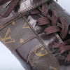 Secondhand Louis Vuitton Globe-Trotter Monogram Canvas & Patent Leather Sneakers - '00s