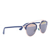 Secondhand Dior Navy Blue/Two Tone DiorSoReal U5WZJ Aviator Sunglasses - '10s