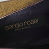 second hand Sergio Rossi Wedge Pumps Gold