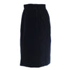 Secondhand Saint Laurent Rive Gauche black velvet vintage skirt