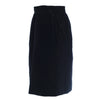 Secondhand Saint Laurent Rive Gauche Black Velvet Vintage Skirt- '80s
