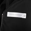 Secondhand Victoria Beckham Draped-Neck Black Stretch-Jersey Zip-Back Midi Dress – ’10s