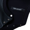 Secondhand Neil Barrett Oversize Bomber in Textured Leather Black Blue – ’10s