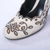 Secondhand Alexander Mcqueen Floral Cutwork Leather Pumps -'00s