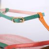 Secondhand Dolce & Gabbana Multicolor Strap Sandals with Low Kitten Heel - '10s