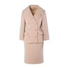 Secondhand Dolce & Gabbana Blush Pink Alpaca Wool Skirt Suit - '90s