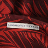 Secondhand Lawrence Steele Red Palm Print Silk Blouse - '00s