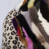 Secondhand Gaetano Navarra Leopard Print Overcoat with Multicolor Fur - '10s