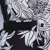 Secondhand Prada Dahlia Flame Print Wrap Dress - '20s