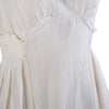 Secondhand Miu Miu 2007 Silk-Cotton Smocked Waist Midi Dress - '00s