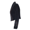 Secondhand Patricia Wolf Embellished Suede Western Jacket in Black - '90s