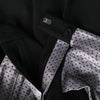 second hand Giorgio Armani Black Tailored Trousers with Leather Details