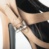 second hand Alberta Ferretti Beige Satin Sandals