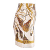 Secondhand Oxygene Silk Skirt with Baroque Tassel Print - '10s