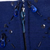 Secondhand Collection Privée Blue Beaded Sleeveless Tank Top - '00s