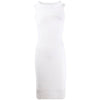 Secondhand Chanel White Ribbed Dress - 2000s