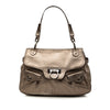 Ferragamo Metallic Leather Gancini Shoulder Bag Secondhand