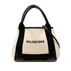 Balenciaga Canvas Navy Cabas XS Secondhand