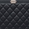 Chanel Large Quilted Caviar Boy O Case Clutch Secondhand