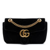 Gucci Medium GG Marmont Matelasse Velvet Shoulder Bag Secondhand