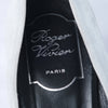 Secondhand Roger Vivier Trompette Black Wedge Buckle Pumps - '10s