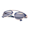 Secondhand Dior Navy Blue/Two Tone DiorSoReal U5WZJ Aviator Sunglasses - '10s