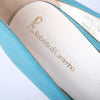 Secondhand Roberta Di Camerino Striped Wedge Pumps -'80s