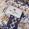 Secondhand Etro Beige & Navy Jacquard Ethnic Jacket - '20s