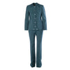 Secondhand Gucci Vintage Teal Mohair & Wool Pantsuit - ’90s