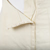 Secondhand Miu Miu Cream Leather Midi Skirt