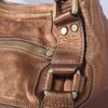 Secondhand Jimmy Choo Metallic Brown Leather Mahala Bag -'10s