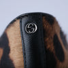 Secondhand Gucci Two-Tone Leopard Print Pony Hair Wedge Pumps - '00s