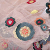 Secondhand Dolce & Gabbana Y2K Sheer Mesh Floral Appliqué Top - '00s