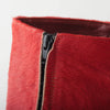 Secondhand Philosophy Alberta Ferretti Red Pony Hair Boots - '10s