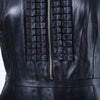 Secondhand Richmond Black Leather Tailored Dress - '00s