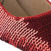 second hand Paciotti Red Sequin Mule Pumps