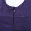 Secondhand Miu Miu Long Purple Sleeveless Dress with Ruffle Straps and Tiered Pleated Skirt - '10s