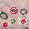 Secondhand Dolce & Gabbana Y2K Sheer Mesh Floral Appliqué Top - '00s