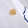second hand Roberta Di Camerino Nautical Trompe-L'œil Cotton Coat